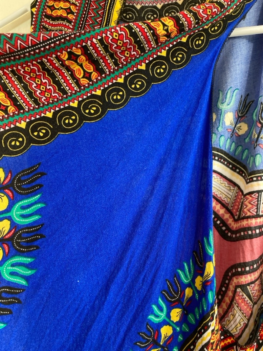 Boho Multicolor Open Front Handkerchief Hem Vest Size OS - Picture 7 of 9